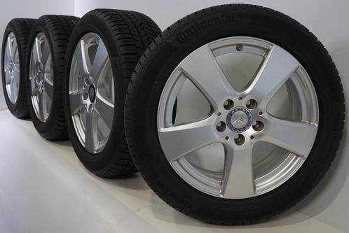 Mercedes C-Klasse W205 S205 C205  17 inch velgen Continental, Auto-onderdelen, Banden en Velgen, Velg(en), Gebruikt, 17 inch, Winterbanden