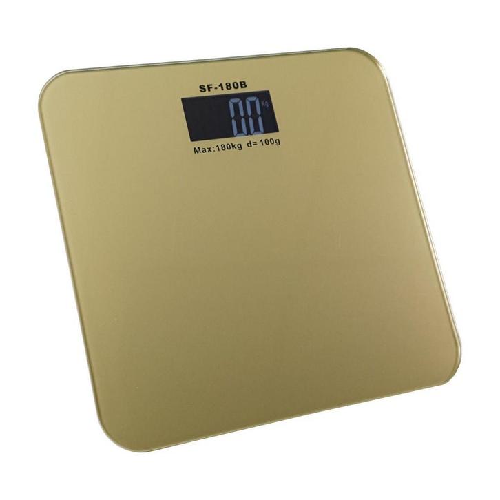 (28x28cm)  Goud Personenweegschaal 180 Kg, Doe-het-zelf en Verbouw, Weegschalen, Verzenden