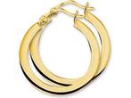 Marie Celeste oorringen vierkante buis - 20 mm - Goud, Verzenden, Nieuw