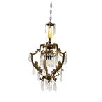 Plafondlamp - Decoratieve lantaarnvormige kroonluchter met, Antiek en Kunst