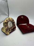 Bureauklok, Wekker - Cartier - Verguld - 1980-1990