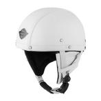 JYT wit leren pothelm, Motoren, Kleding | Motorhelmen, Verzenden, Nieuw met kaartje