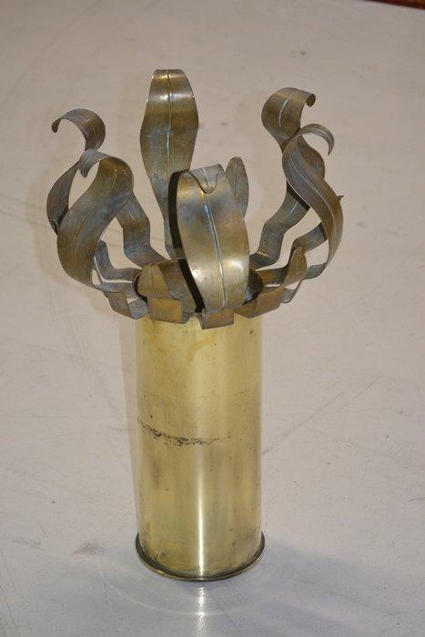 Paraplustandaard/rek - Messing - Verkregen uit patroonhuls, Antiek en Kunst, Kunst | Designobjecten