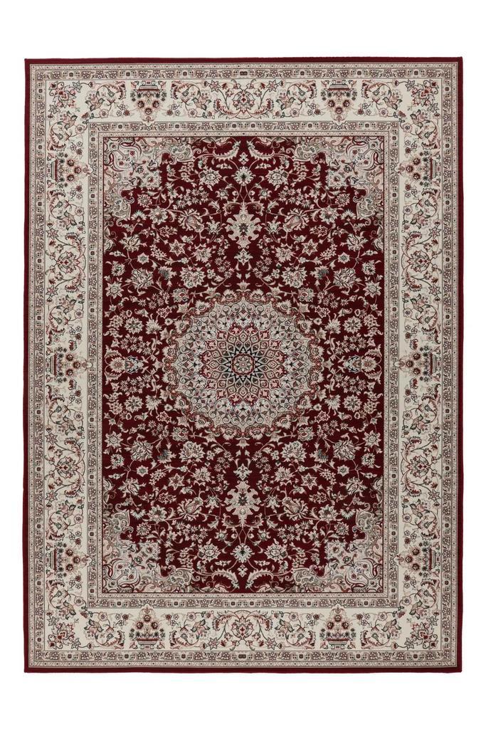 Wasbaar Vloerkleed | Dunya | Medaillon | Rood | 80x150 cm, Huis en Inrichting, Stoffering | Tapijten en Kleden, Verzenden