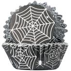 PME Halloween Cupcake Vormpjes Spinnenwebben Ø50mm 30st., Verzenden, Nieuw