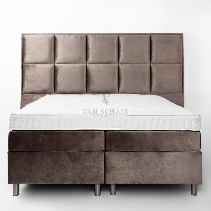 van Schaik Boxspring Royal Carré - 120 x 200, Huis en Inrichting, Slaapkamer | Boxsprings