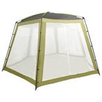 Zwembadtent 500x433x250 cm stof groen (Buitenrecreatie)