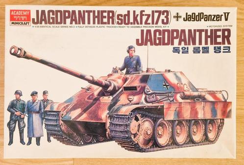 Academy 1330 Jagdpanther sd.kfz 173 1:25, Hobby en Vrije tijd, Modelbouw | Auto's en Voertuigen, Verzenden