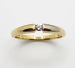 Ring - 18 karaat Geel goud, Witgoud Diamant (Natuurlijk), Nieuw