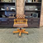 Chesterfield Captain Bureaustoel - Vintage Bruin, Huis en Inrichting, Ophalen of Verzenden, Nieuw