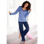 H.I.S Pyjama met strepen van voorgeverfd garen, Kleding | Dames, Verzenden