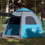 Kampeertent 4-persoons snelontgrendeling blauw (Partytenten), Caravans en Kamperen, Kampeeraccessoires, Verzenden, Nieuw