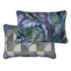 Milton kussen blauw 30x50 cm, Verzenden, Nieuw