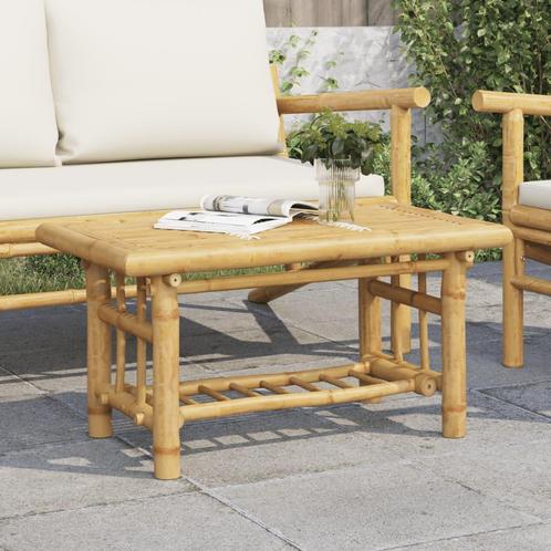 vidaXL Salontafel 70x45x36 cm bamboe, Huis en Inrichting, Tafels | Salontafels, 50 tot 100 cm, Nieuw, Overige houtsoorten, Verzenden