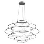 Nemo Drop Hanglamp LED 9-lichts, zilver (Hanglampen), Huis en Inrichting, Lampen | Hanglampen, Verzenden, Nieuw