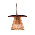 Kartell Light-Air Hanglamp, roze - met reliø«f patroon, Verzenden, Nieuw, Glas