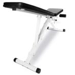 Fitnessbank - Halterbank - Trainingsbank - Verstelbaar - Wit, Verzenden, Zo goed als nieuw