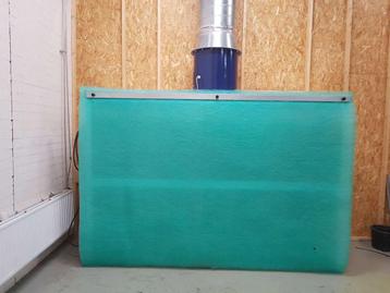 Spuitwand / Afzuigwand 2,5x2 mtr met ATEX Axiaal ventilator beschikbaar voor biedingen