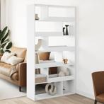 vidaXL Kamerscherm 100x33x187,5 cm bewerkt hout wit, Verzenden, Nieuw, Overige houtsoorten