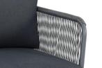 Stoel-Bank Loungeset Tito | Antraciet | Rope & Aluminium |, Verzenden, Nieuw