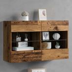 vidaXL TV-wandkast Oud Hout 98,5 x 30 x 60,5 cm Bewerkt hout, Minder dan 50 cm, Verzenden, Nieuw, Minder dan 100 cm