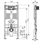 Inbouwreservoir TECE profil met Octa II-spoelkast 8 cm, Nieuw, Ophalen of Verzenden