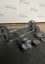 Technogym set | Schijven | Stangen |, Verzenden, Gebruikt, Overige typen