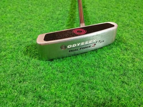 Odyssey Dual Force 2 #2cs putter 35 inch golfclub (putters), Sport en Fitness, Golf, Club, Zo goed als nieuw, Overige merken, Ophalen of Verzenden