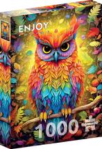 Autumnal Owl Puzzel (1000 stukjes) | Enjoy Puzzle - Puzzels, Hobby en Vrije tijd, Denksport en Puzzels, Nieuw, Verzenden