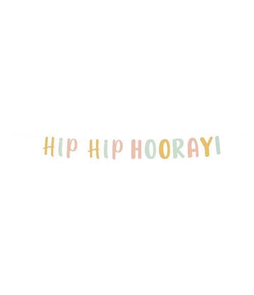 Hip Hip Hooray Letterslinger 2,5m, Hobby en Vrije tijd, Feestartikelen, Nieuw, Verzenden