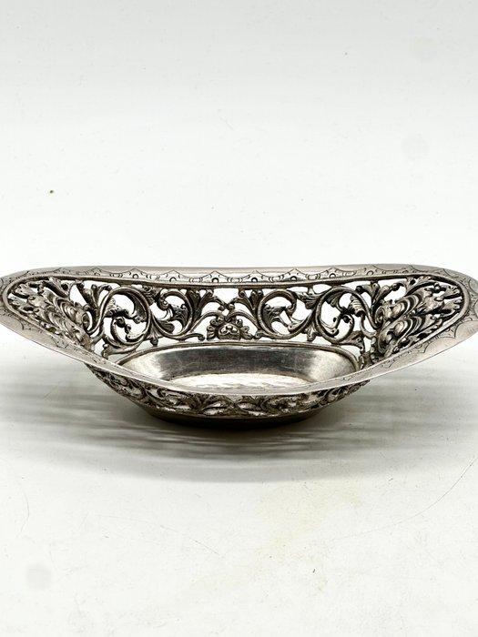 Offerschaal - Zilver - No reserve-Antieke ajour gezaagde, Antiek en Kunst, Antiek | Goud en Zilver