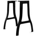 A-frame tafelpoten Gietijzer | Retourdeal 40%, Tafelpoot, 50 tot 100 cm, Nieuw, Metaal