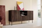 Meubella Dressoir 150x42x81 Donkerbruin eiken | Opbergkast, Huis en Inrichting, Kasten | Dressoirs, Verzenden, 150 tot 200 cm