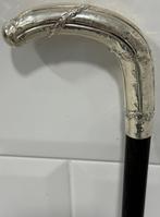 Wandelstok - Zilver, Hout, Antiek en Kunst