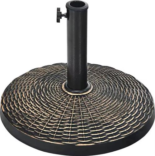 Nieuwe Ronde Parasolstandaard / Parasolvoet van Hars – 10 kg, Tuin en Terras, Parasols, Parasolvoet, Nieuw, Verzenden