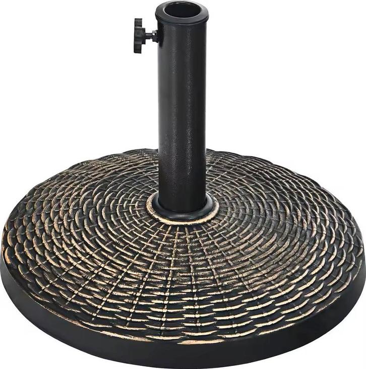 Nieuwe Ronde Parasolstandaard / Parasolvoet van Hars – 10 kg, Tuin en Terras, Parasols, Parasolvoet, Nieuw, Verzenden