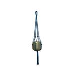 Plantenhanger Classic Petrol Blauw - Katoen - Macramé -, Huis en Inrichting, Woonaccessoires | Overige, Ophalen of Verzenden, Nieuw