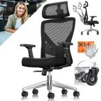 Ergonomische Bureaustoel - Gamestoel - Office Chair - Zwart, Huis en Inrichting, Verzenden, Nieuw