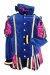 Pietenpak blauw rood L/XL (Pieten kostuums, Sint en Piet)
