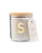 HEMA Kaars in glas Ø8x10cm letter S, Verzenden, Nieuw