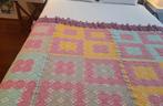 Bedsprei  - 230 cm - 120 cm - Handgemaakte gehaakte quilt