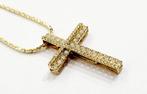 Ketting met hanger - 18 karaat Geel goud - 1.55ct. tw., Sieraden, Tassen en Uiterlijk, Antieke sieraden
