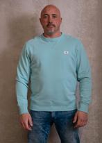 -30% Calvin Klein  Calvin Klein Woven label crew neck  maat, Verzenden, Nieuw, Blauw