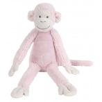 Happy Horse roze pluche knuffel aap Mickey 32 cm - Knuffel.., Nieuw, Ophalen of Verzenden