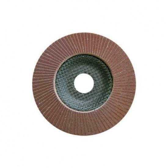 Lamellenschijf staal 125mm conische P60/P80/P100/P120, Doe-het-zelf en Verbouw, Gereedschap | Slijpmachines, Haakse handslijpmachine