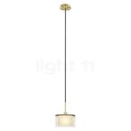 Bankamp Karl 75 Hanglamp, messing mat/glas rook (Hanglampen), Verzenden, Nieuw