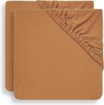 Jollein Baby Hoeslaken Ledikant Jersey 60x120cm - Caramel -, Verzenden, Nieuw