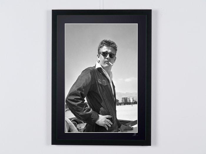 James Dean Legend - Photographie, Luxury Wooden Framed 70X50, Verzamelen, Film en Tv