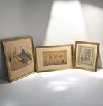 Wanddecoratie (3) - Frankrijk - Mode & Historische scènes