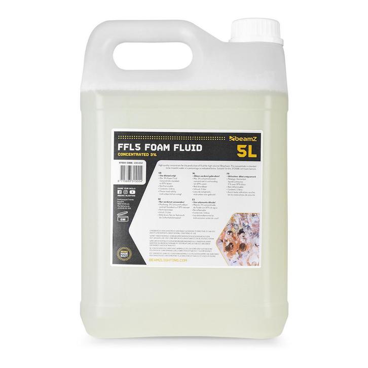 BeamZ FFL5 schuimvloeistof voor schuimkanon - 5L concentraat, Muziek en Instrumenten, Licht en Laser, Verzenden